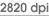 2820 dpi