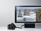 HDMI�W��に対応�C��った画��や�M��をハイビジョンテレビで写して楽しめます�C