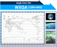 WXGA(1280×800) WXGA(1280×800)