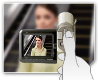 The Xacti C6 employs SANYOís newly developed proprietary image-adaptive data processing technology