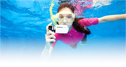 You'll have even more fun recording action that would be impossible to capture with other cameras.
