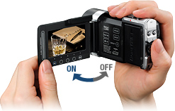 Auto Power ON/OFF & Auto Lens Cover